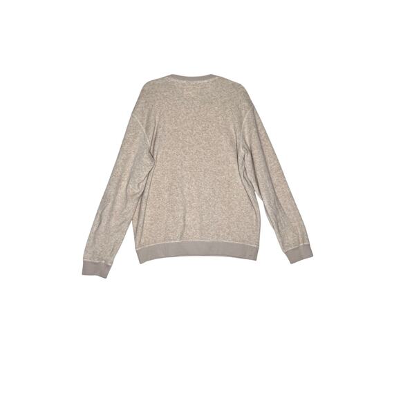 REI CO OP mens size L sweatshirt beige crew neck soft casual travel hiking - Picture 2 of 10